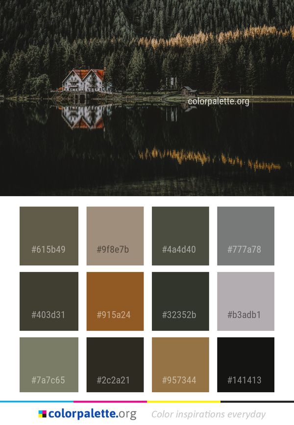 Reflection Water Nature Color Palette