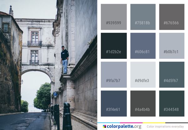 Town Road Lane Color Palette