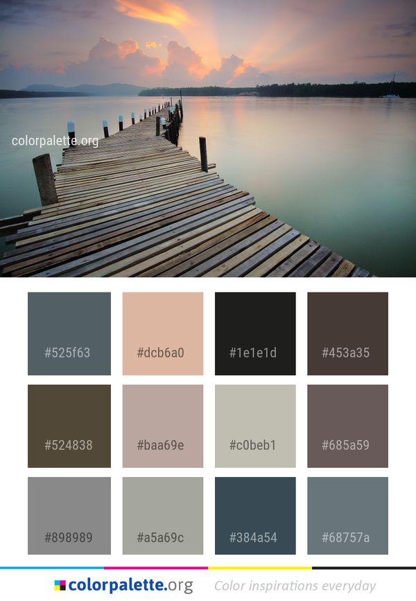 Water Sky Horizon Color Palette