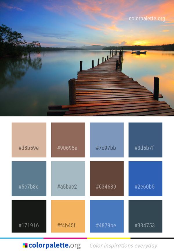 Reflection Nature Sky Color Palette