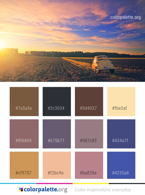 Sky Horizon Cloud Color Palette