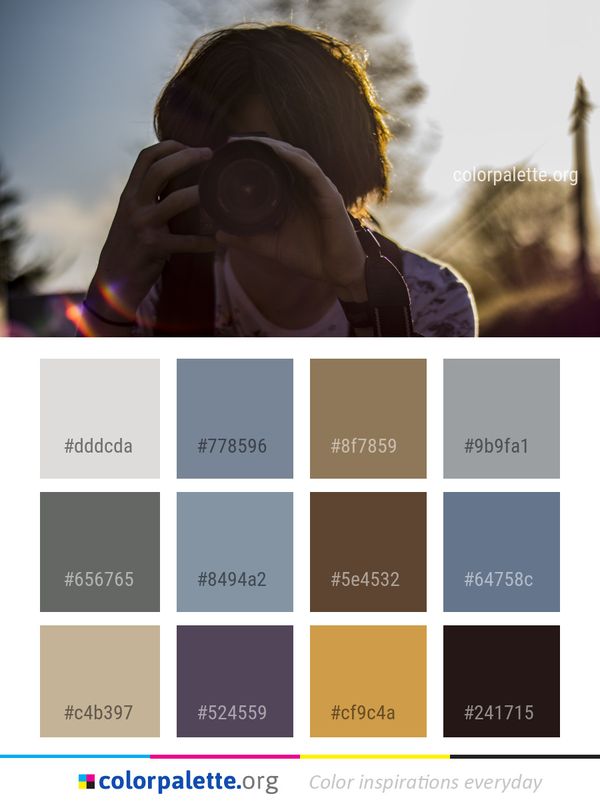 Sunglasses Yellow Girl Color Palette